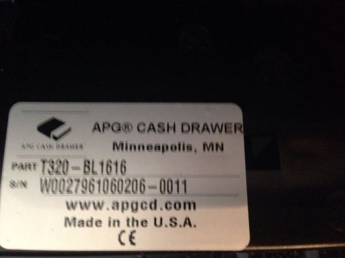 APG Cash Drawer T320-BL1616