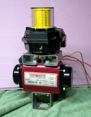 Watts regulator pneumatic valve actuator pa-400-m4  &amp;watchman new  2 for sale