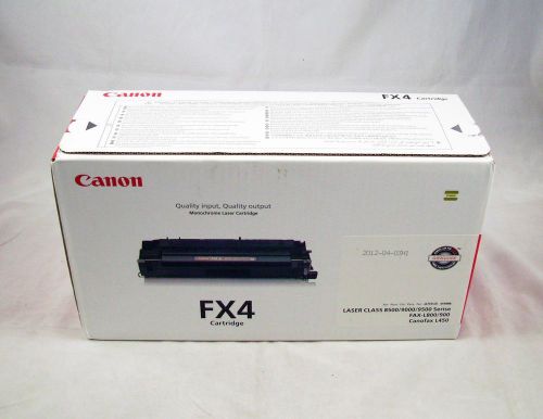 GENUINE CANON FX4 CARTRIDGE ; FOR LASER CLASS 8500/9000/9500