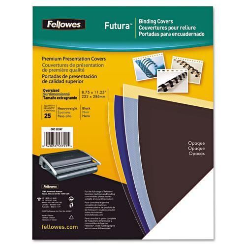 NEW FELLOWES 5224901 FUTURA PRESENTATION BINDING SYSTEM COVERS, 11 X 8-1/2,