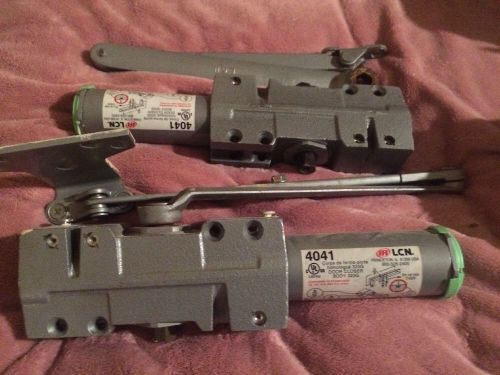 Ingersoll rand lcn door closer aluminum finish 4041 - lot of 2 for sale