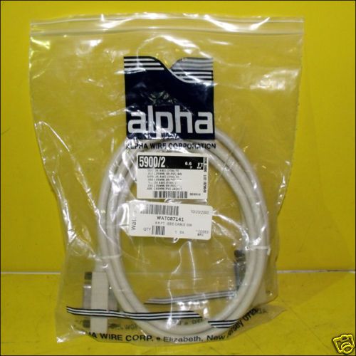 Alpha wire ieee 488 cable 6.6ft (4m) wat t 087141 new for sale