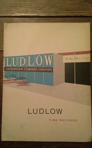 Ludlow Time Records , Graphic Arts exposition NYC 1959