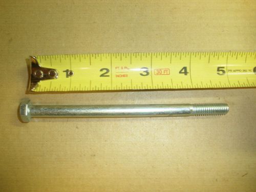 5/16-18 x 5&#034; long  hex head cap screw bolts zinc (38) pcs. grade 2   5/16&#034; for sale
