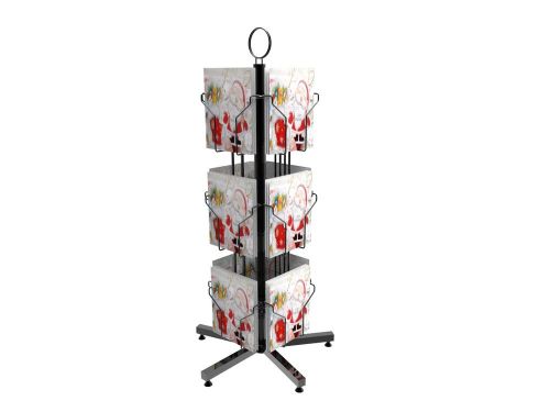 11702 display, greeting post card christmas holiday spinning rack stand 11702 for sale