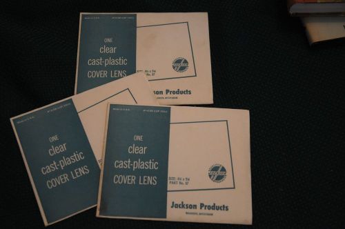 4 Jackson Products 4 1/2 X 5 1/4 WELDERS PLASTIC COVER LENSES