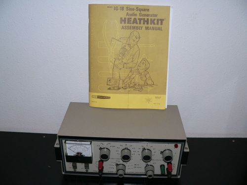 Heathkit Sine-Square Audio Generator Model Ig-18