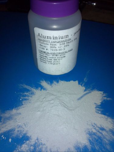 CLOSEOUT -Aluminium Powder - 500Mesh/30micron - VERY FINE POWDER 500 gram bag
