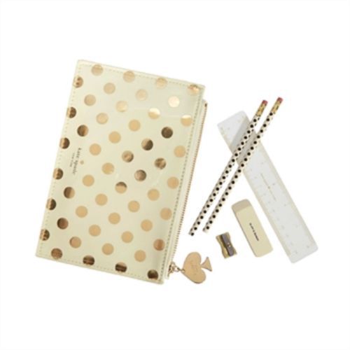 Kate spade gold dots pencil pouch for sale