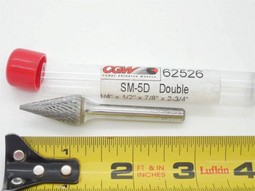 CGW Solid Carbide Burr 62526 SM-5D Double Grinding Bit M8 Machinist Tool
