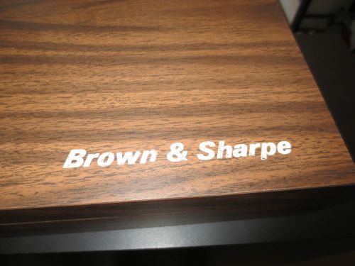Brown &amp; Sharpe Super-A Jo Gage Blocks w/ Hard Wood Case 92pc