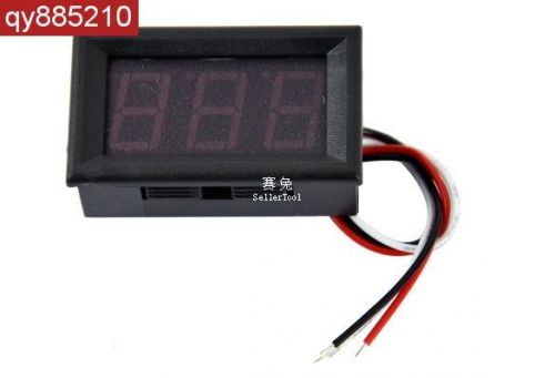 Fashion Red LED Panel Meter Mini Digital Voltmeter DC 0V To 30V 74X