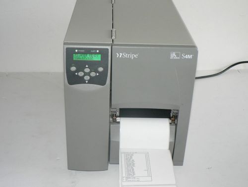 Zebra s4m00-2006-0200t thermal high performance label printer for sale