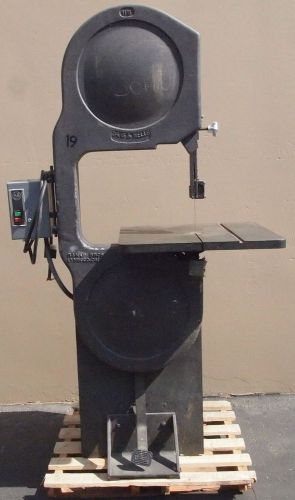 Rankin division davis &amp; wells, db2064 20&#034; band saw (woodworking machinery) for sale
