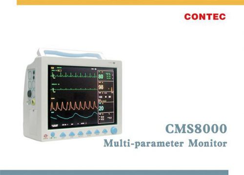 Fda icu monitor paziente nibp spo2 pr temp resp ecg,3 years warranty for sale