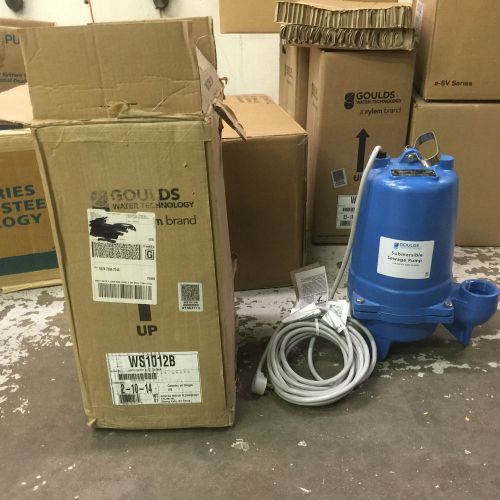 Xylem goulds ws b series model 3886 ws1012b submerisble sewage pump for sale