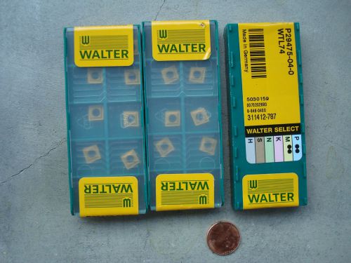 30pcs new walter p29475-04-0 carbide inserts, grade: wtl74 for sale