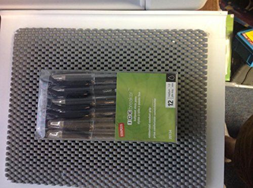 NEW Staples 12 Medium Point Gel Stick Pens - Black (11246)