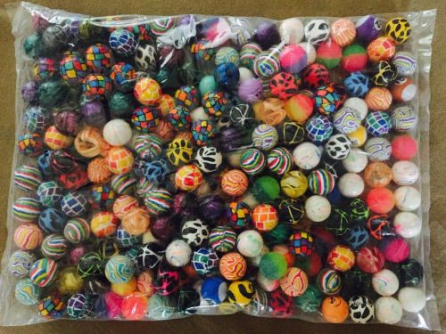500 Premium 27mm 1&#034; High Quality Bouncy Balls Colorful RARE MIX