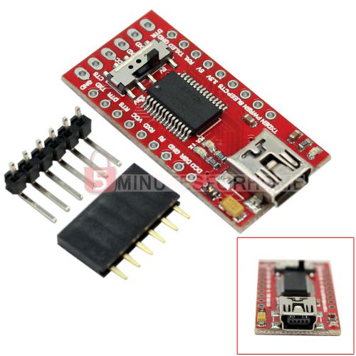 Mini USB Interface to TTL FT232RL 3.3V 5V Converter Module for Arduino