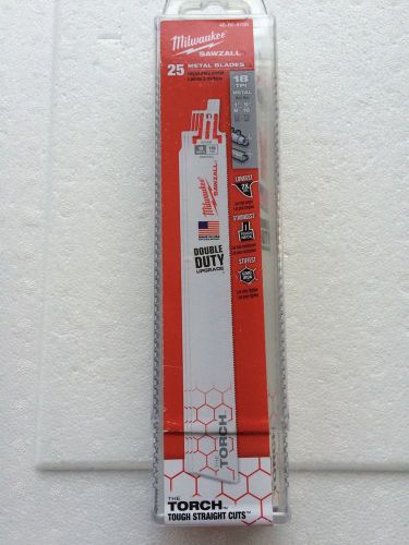 Milwaukee 48-00-8788 9 in. 18 TPI The Torch Sawzall Blade (25 Pk)