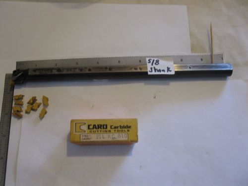 kennametal top notch i. d. boring bar with 10 inserts @ .031.has a 5/8&#034; shank.