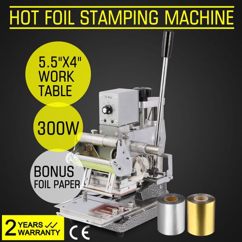Stamping machine hot foil emboss embosser diy printing print 300w power popular for sale