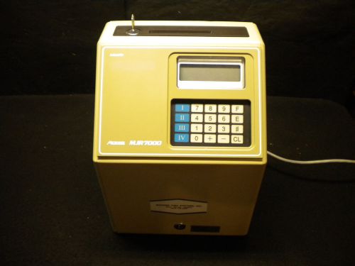Amano Cincinnati Microder Calculating Time Clock MJR7000 With Key