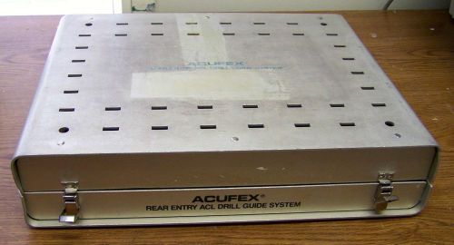 ACUFEX REAR ENTRY ACL DRILL GUIDE SYSTEM STERILIZATION TRAY