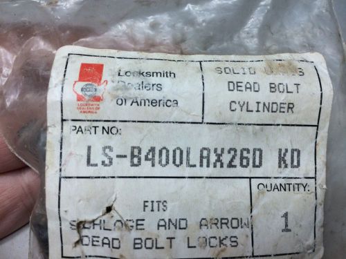 LSDA Dead Bolt Fits Schlage Arrow LS-B400LAX26D KD - Locksmith