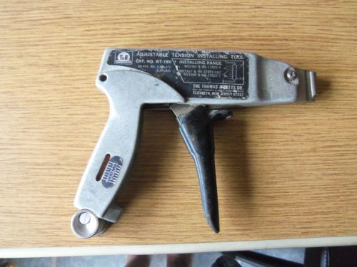 T &amp; b adjustable tension cable tie tool cat # wy-199 for sale