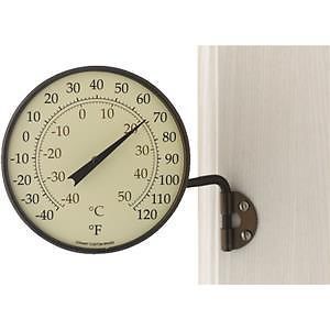Conant T6BP Dial Indoor And Outdoor Thermometer-BRNZ DIAL THERMOMETER