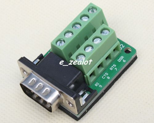 DB9-G2 DB9 Teeth Type Connector 9Pin Male Adapter RS232 to Terminal Prefect