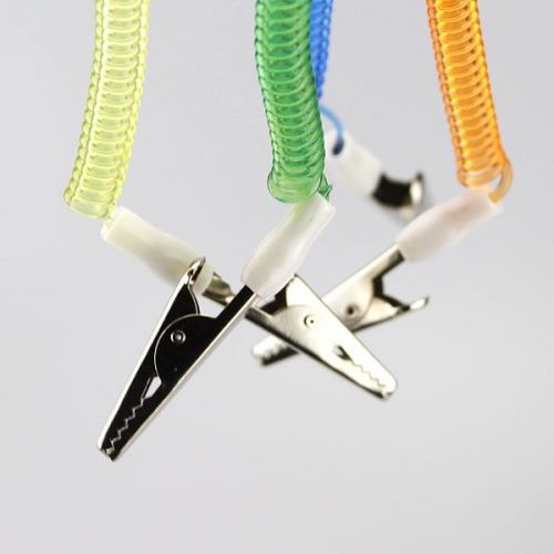 20 pcs coil plastic dental patient bib clips chains napkin holders - new for sale