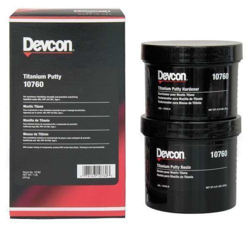 DEVCON TITANIUM PUTTY Part# 10760 - 1 lb Kit.