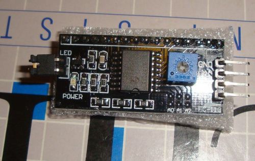 1602 LCD I2C adapter module Arduino
