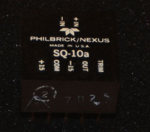 Philbrick SQ-10A Solid State Operational Amplifier Module
