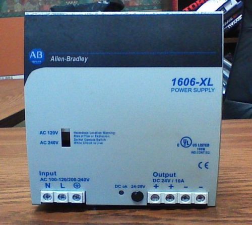 Allen Bradley 1606-XL240EP 24VDC 10A Power Supply