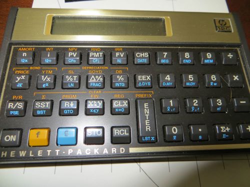 HP-12C Programmable Financial Calculator with Sleeve Case