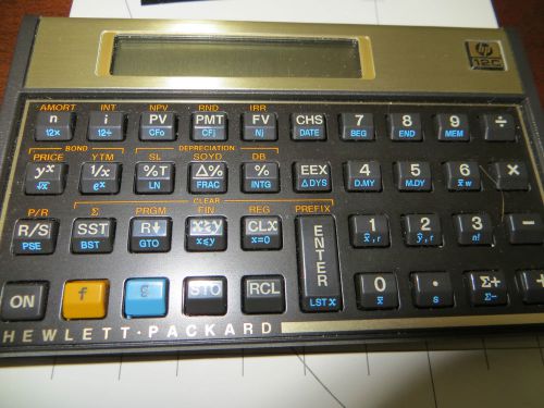 HP-12C Programmable Financial Calculator with Sleeve Case