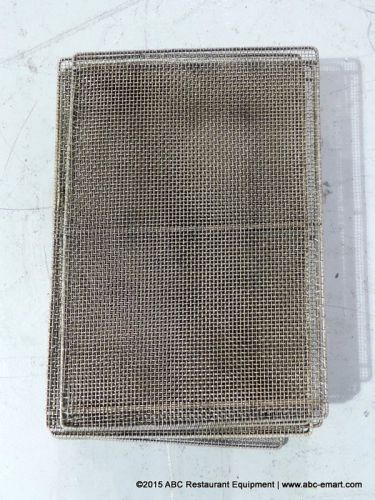 17&#034;x 25&#034; STAINLESS STEEL DONUT FRYING SCREENS USED FRYER BELSHAW PITCO DRAIN OIL