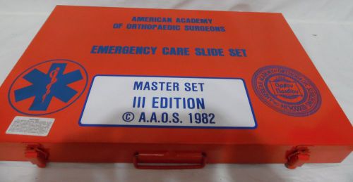 AAOS Emergency Care and Transportation of The Sick 35MM Slide Set 1982 RARE
