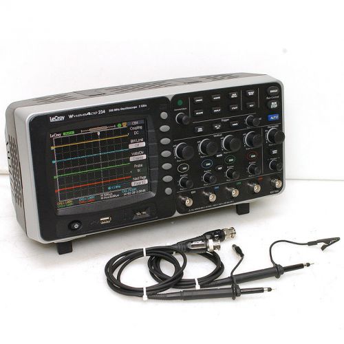 LeCroy WaveAce 234 4-Channel 300MHz 2GS/s Oscilloscope w/ 2 PP016 Voltage Probes