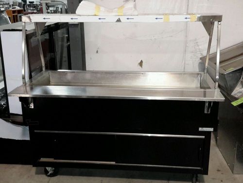 Used Duke DPAH-4-CP 58&#034; Portable Ice-Cooled Food Table/With Sneeze Guard