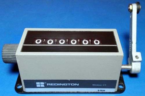 Redington 5-2936 Mechanical Stroke Counter, 6 Digits, 1,000 Counts/Minute