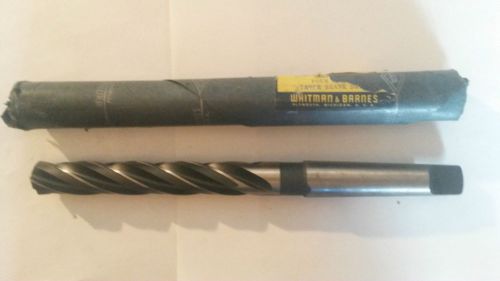 Nos new whitman &amp; barnes 7/8&#034; .875 11&#034; oal core drill #3 morse taper shank usa for sale