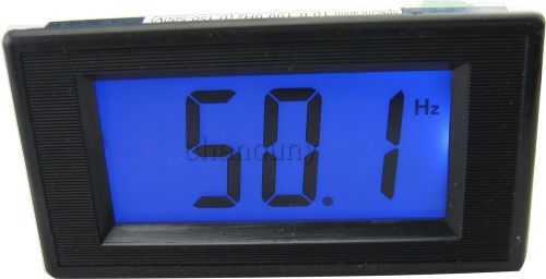 AC 150-450V 10Hz-199.9Hz Blue backlight LCD digital frequency meter cymometer