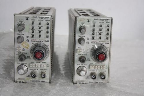 2 Tektronix 7B53A Dual Time Base Plug-in