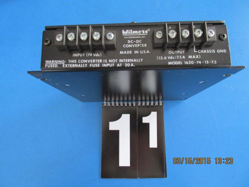 1  wilmore dc-dc converter model 1620-74-13-7.5 locomotives and other rail train for sale