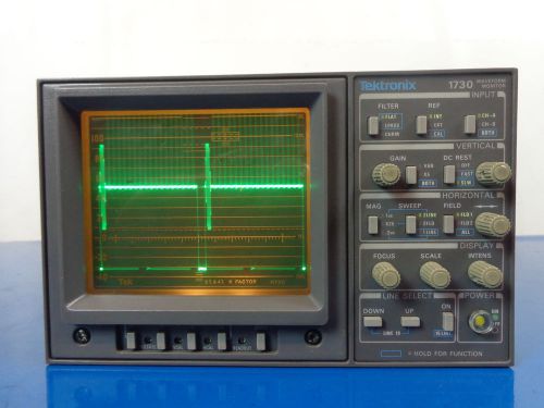 Tektronix 1730 waveform monitor in case for sale